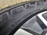 18" Jeep Wrangler Gladiator OEM 9330 wheels rims Grand Cherokee 2024 2025 NEW Texas Truck Tire
