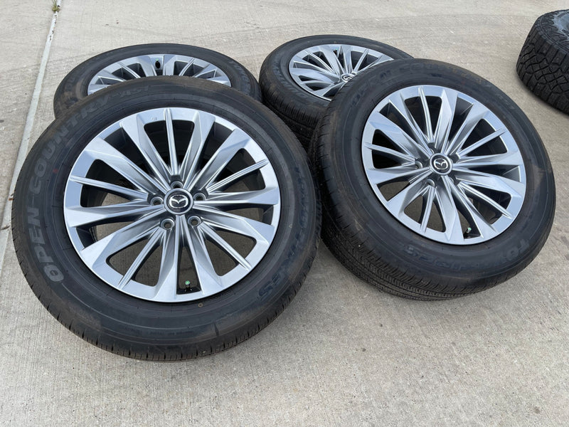 19" Mazda CX-90 Premium OEM wheels rims 95688 CX-70 2024 2025 2026 NEW Texas Truck Tire