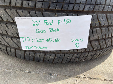 22" Ford F-150 LOBO LARIAT OEM black rim wheel tire Expedition 2026 2027 NEW Texas Truck Tire
