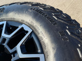 18" GMC Sierra AT4X Chevy Trail Boss 2500 OEM 14136 wheels rims GOODYEAR 35" Texas Truck Tire