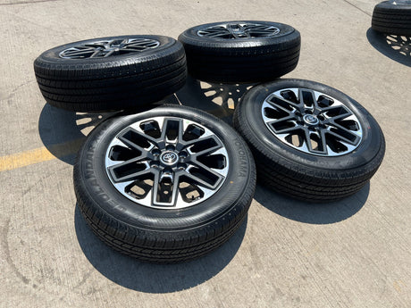 20" Toyota Tundra Platinum OEM wheels rims 95295 75276 Sequoia 2024 2025 NEW Texas Truck Tire