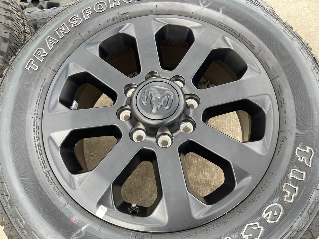 20" Dodge Ram 2500 3500 LARAMIE OEM 2700 wheels rims 2024 2025 2026 2027 NEW Texas Truck Tire