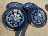 22" Hummer EV HEV 2500 OEM 8x165 14094 wheels rims 2024 2025 2026 NEW GOODYEAR Texas Truck Tire