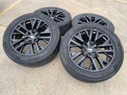 22" GMC Yukon Sierra OEM Chevy Silverado Tahoe 5903 wheels rims 2023 2024 2025 Texas Truck Tire