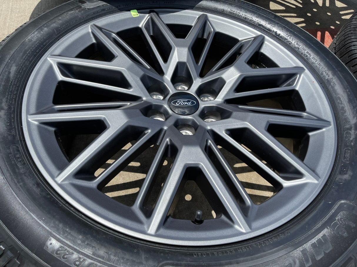 22" Ford F-150 LIMITED Plus OEM 94221 rims wheels Expedition 2024 2025 2026 NEW Texas Truck Tire