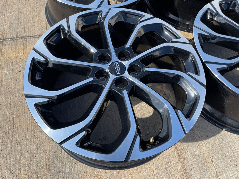 21" Lincoln Nautilus Black Label OEM 95858 rims wheels 2023 2024 2025 2026 NEW Texas Truck Tire