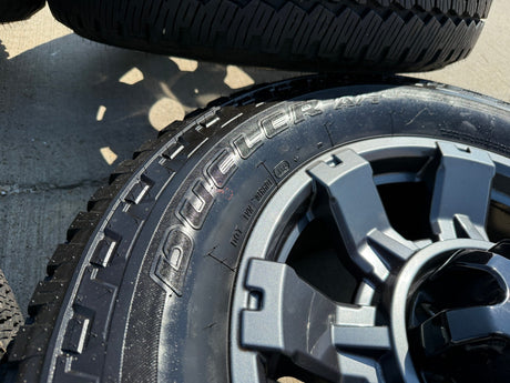 20" Ford F-250 F-350 OEM gray Lariat 10485 10296 wheels rims tires BRIDGESTONE Texas Truck Tire