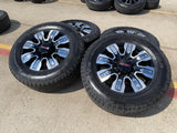 20" GMC Sierra AT4X 2500 3500 OEM wheels rims 5958 14138 Chevy Silverado NEW Texas Truck Tire
