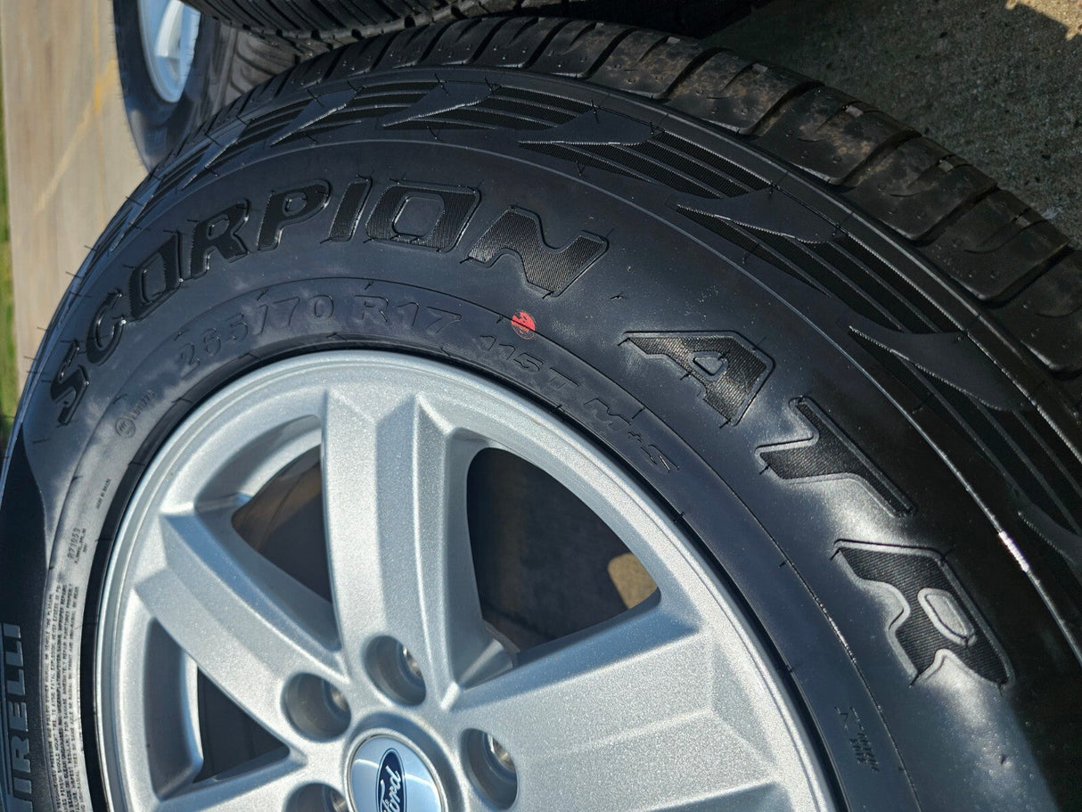 17" Ford F-150 Expedition OEM rims wheels 10339 tires 2024 2025 NEW PIRELLI A/T Texas Truck Tire