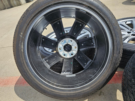(1) 24" Cadillac Escalade V Platinum OEM wheel rim tire spare 2024 2025 2026 NEW Texas Truck Tire