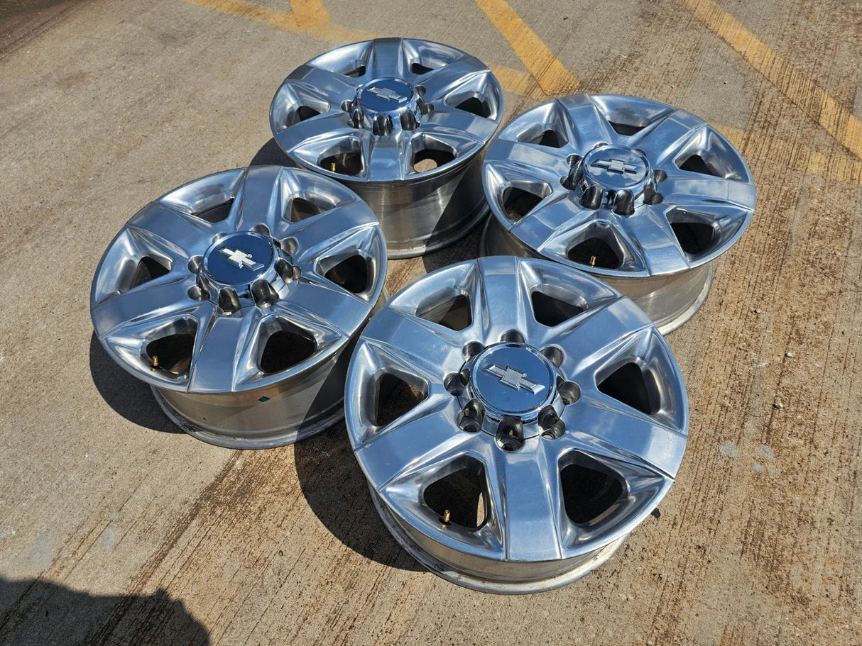 20" Chevy Silverado High Country 2500 3500 OEM 5962 wheels rims 2023 2024 2025 Texas Truck Tire