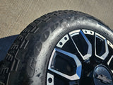 20" Chevy Silverado High Country 2500 3500 OEM Black wheels rims 2023 2024 2025 Texas Truck Tire