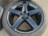 20" Jeep Grand Cherokee SRT Trackhawk 9062 OEM Replica Dodge Journey wheels rims Texas Truck Tire