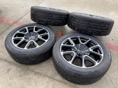 22" Chevy Tahoe Suburban RST OEM 14035 wheels rims Silverado 2025 2026 NEW Texas Truck Tire
