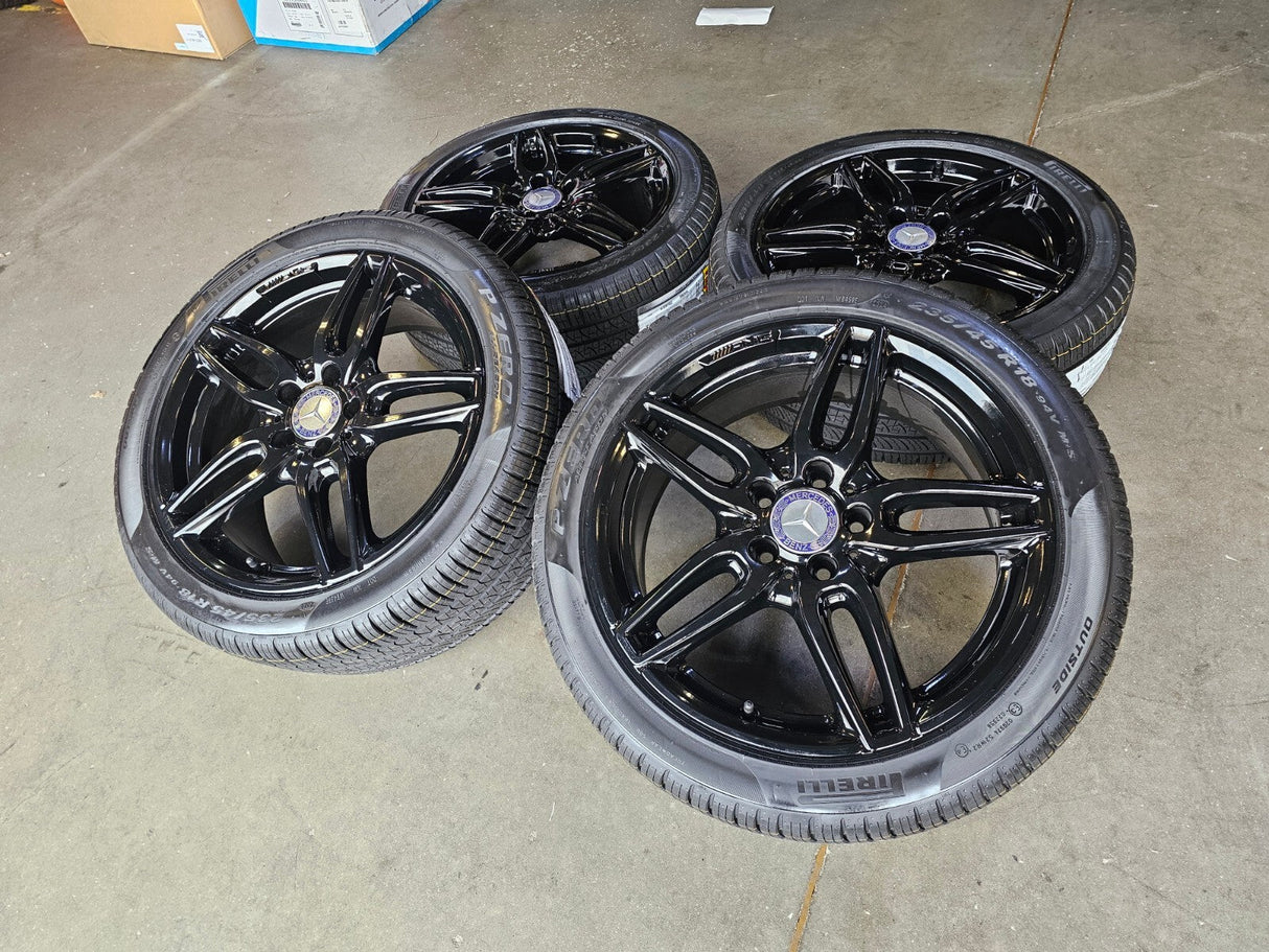 18" Mercedes CLA250 C E S Class OEM 85530 wheels rims tires NEW Texas Truck Tire