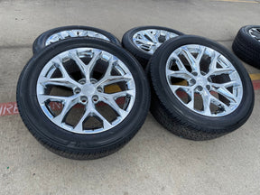 22" GMC Yukon Sierra DENALI OEM 5904 wheels rims 2022 2023 2024 2025 2026 Texas Truck Tire