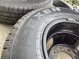 17" Dodge Ram 3500 Dually Laramie 8x200 wheels rims 2703 2704 OEM Texas Truck Tire