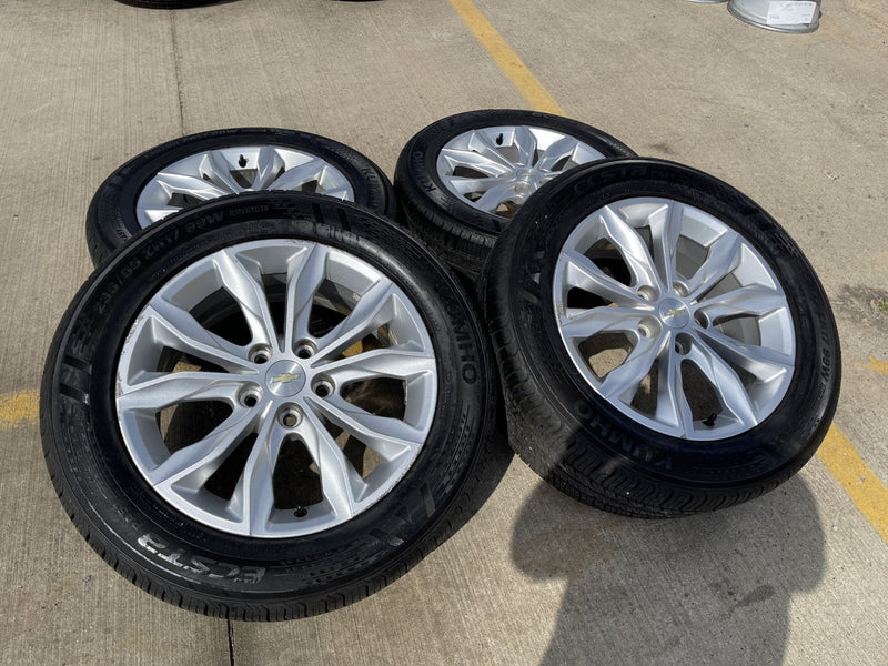 17" Chevy Malibu OEM wheels rims 5894 tires Impala GMC Terrain Equinox 5x120 Texas Truck Tire