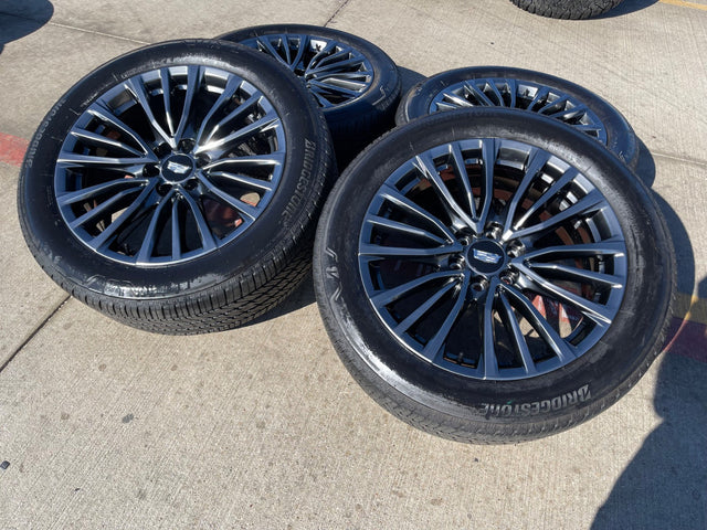 22" Cadillac Escalade V Platinum OEM 4883 95479 wheels rims 2023 2024 2025 2026 Texas Truck Tire