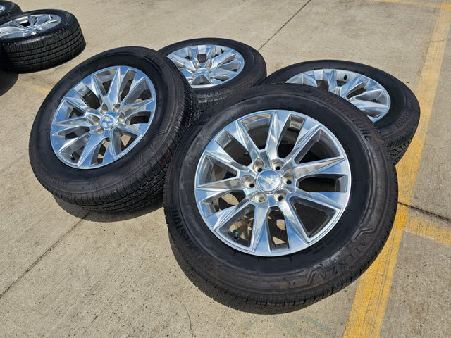 20" Chevy Tahoe Silverado LTZ 5920 OEM wheels rims Yukon 2023 2024 2025 2026 NEW Texas Truck Tire