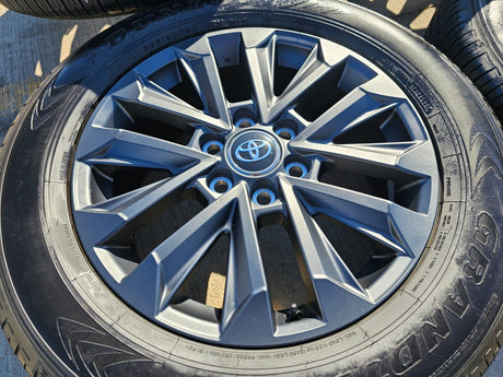 20" Toyota Land Cruiser OEM wheels rims 94057 Tundra Sequoia 2024 2025 2026 NEW Texas Truck Tire
