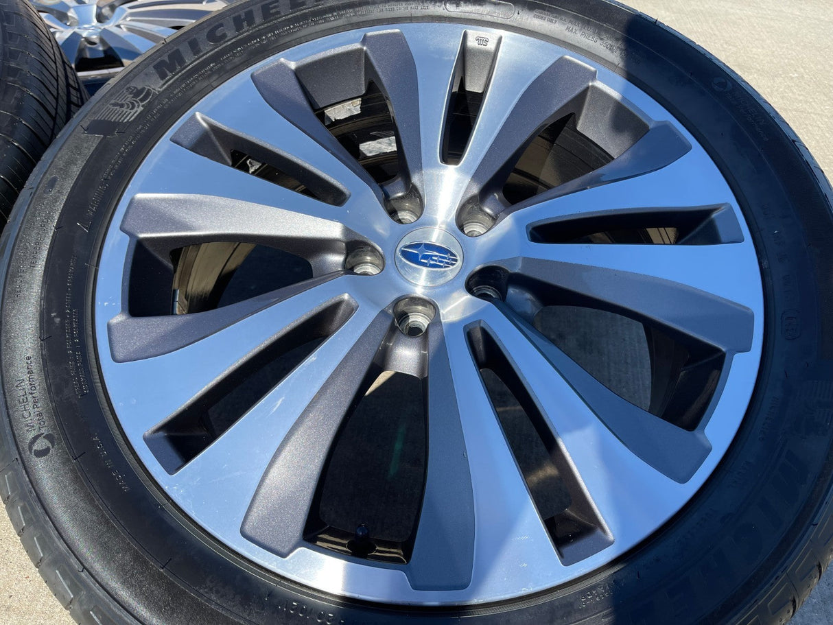 20" Subaru Ascent Outback Legacy Forester OEM 68872 wheels rims NEW MICHELIN Texas Truck Tire