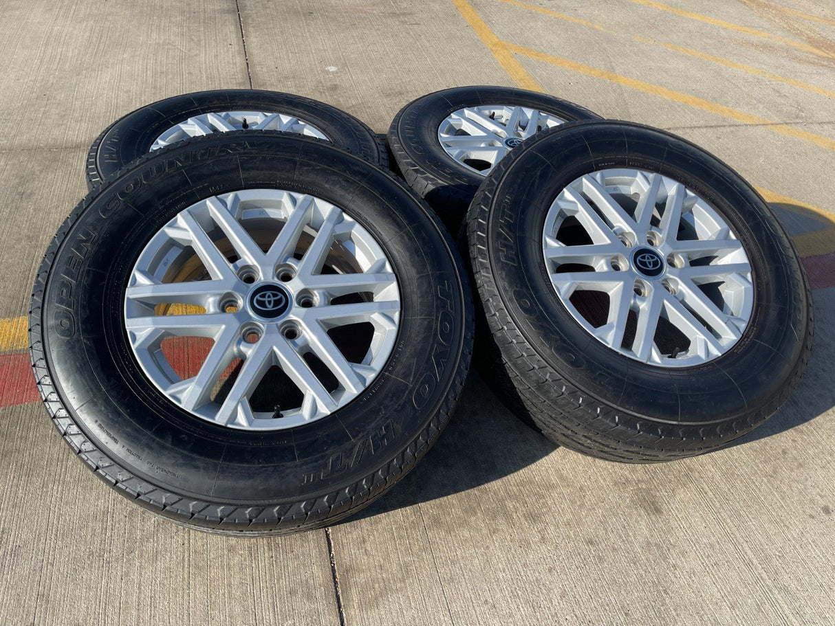 18" Toyota Tundra Sequoia OEM wheels rims 75281 LX600 2022 2024 2025 2026 TOYO Texas Truck Tire