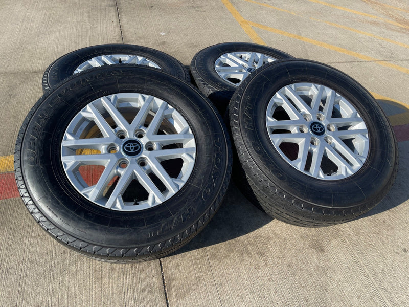 18" Toyota Tundra Sequoia OEM wheels rims 75281 LX600 2022 2024 2025 2026 TOYO Texas Truck Tire