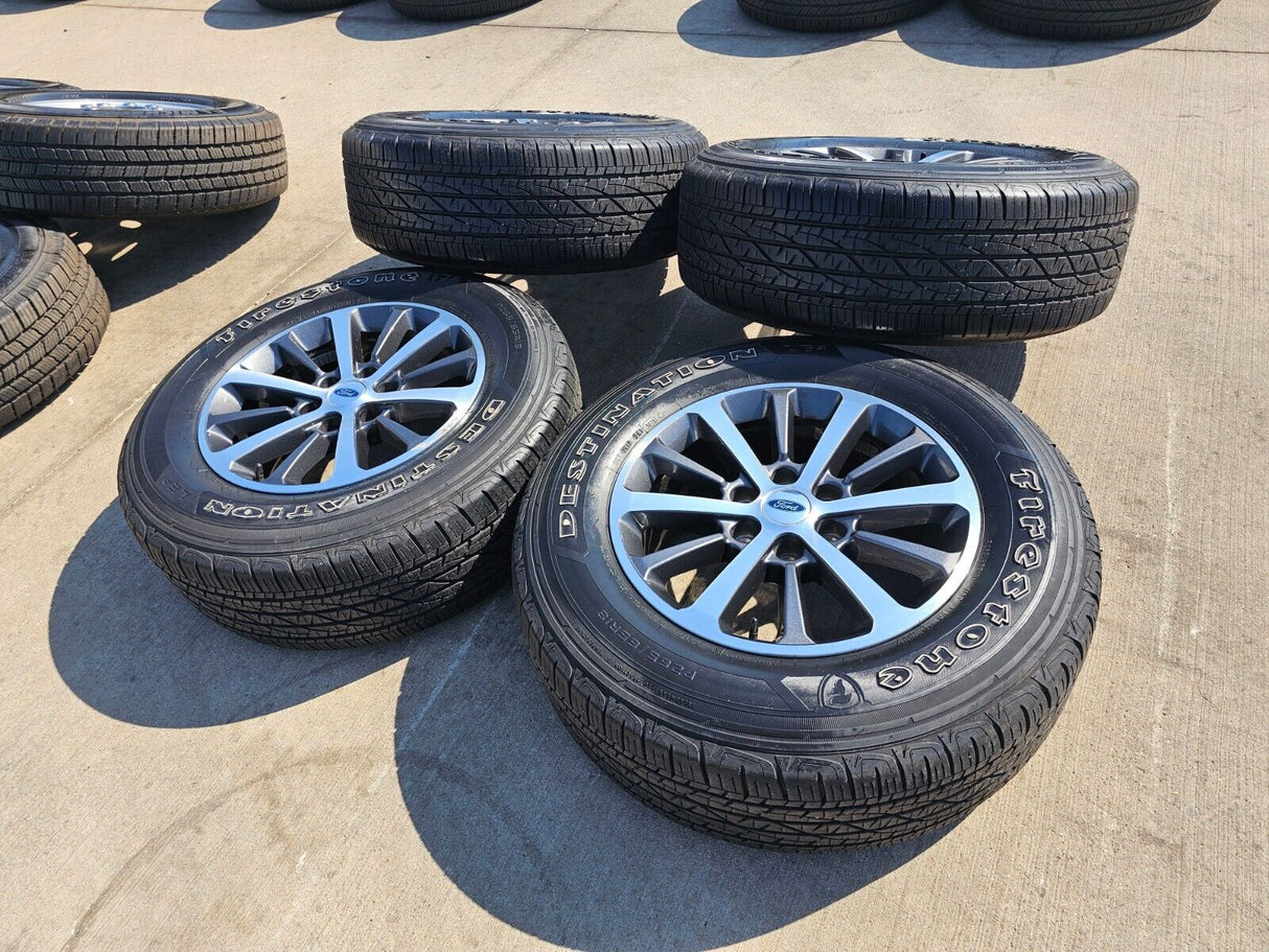 18" Ford F-150 Expedition 10142 OEM rims wheels tires 2018 2019 2020 2022 2023 Texas Truck Tire