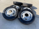 19.5" Ford F-450 Dually F-550 rims wheels RAM 4500 OEM 10x225 CONTINENTAL Texas Truck Tire