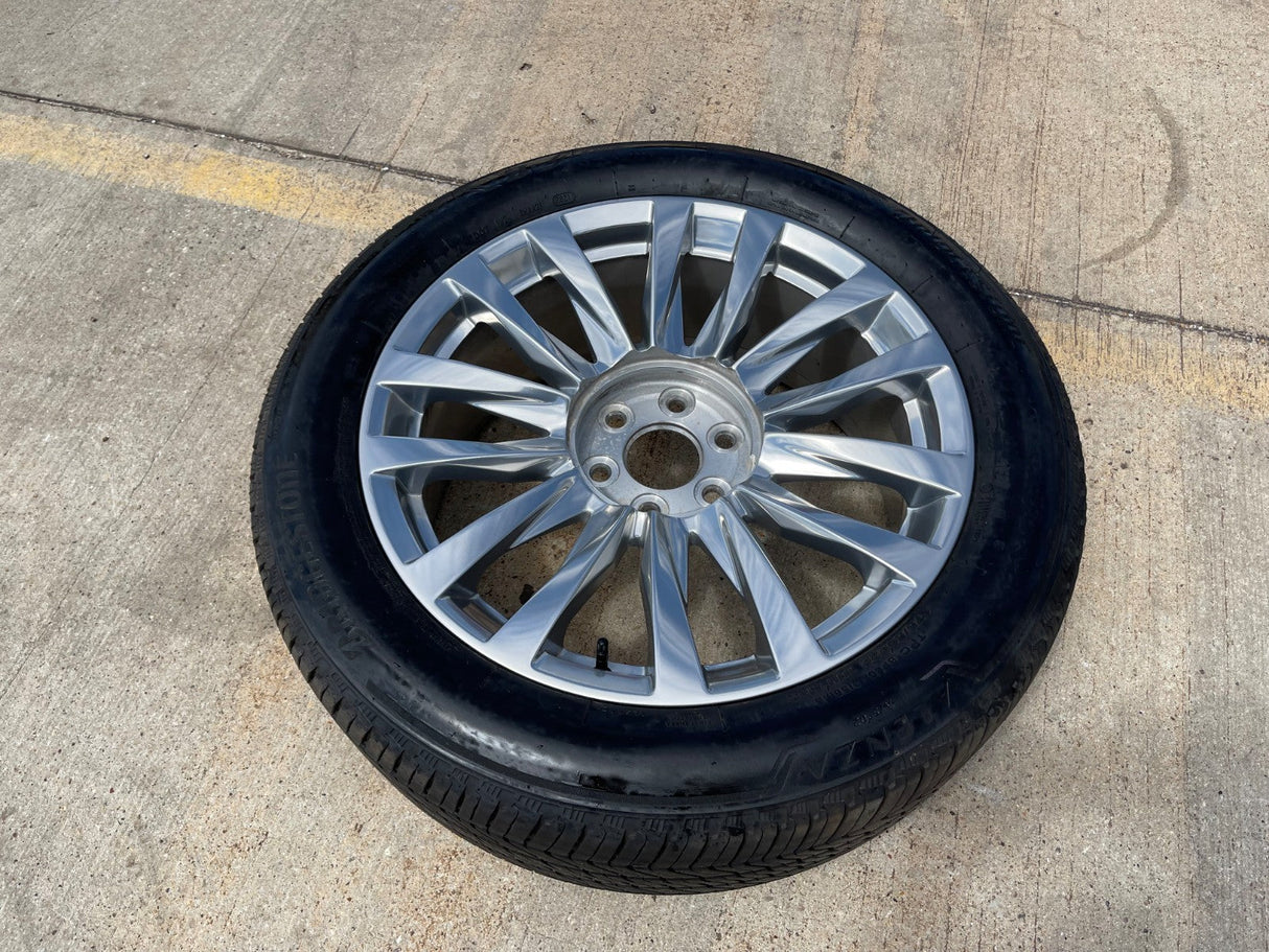 22" Cadillac Escalade OEM 4873 95026 polished wheel rim 2021 2022 2023 2024 2025 Texas Truck Tire