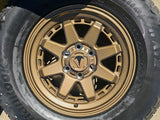 17" 4Runner Toyota Tacoma OEM BRONZE wheels rims FJ HANKOOK DYNAPRO A/T2 NEW Texas Truck Tire