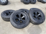 (5) 17" Jeep Wrangler Rubicon OEM 96226 wheels rims Gladiator FALKEN A/T3 NEW Texas Truck Tire