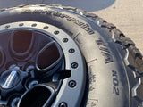 17" Ford F-150 Raptor OEM BEADLOCK rims wheels 10459 95210 BFG KO2 35" tires Texas Truck Tire