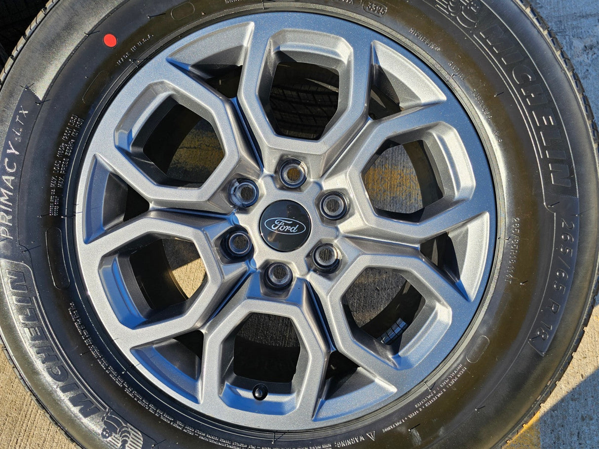 18" Ford Expedition F-150 TREMOR OEM rims wheels 2025 2026 NEW MICHELIN Texas Truck Tire