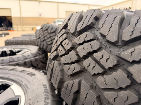 18" Ford F-250 F-350 OEM TREMOR rims wheels 10482 DURATRAC R/T 35" 2025 2026 Texas Truck Tire