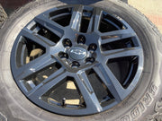 20" Chevy Silverado Tahoe Suburban ZR2 OEM 5913 wheels rims BRIDGESTONE A/T NEW Texas Truck Tire