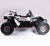 24V Children's Electric Car Off-Road Buggy 4WD UTV - Remote Control, Bluetooth - White