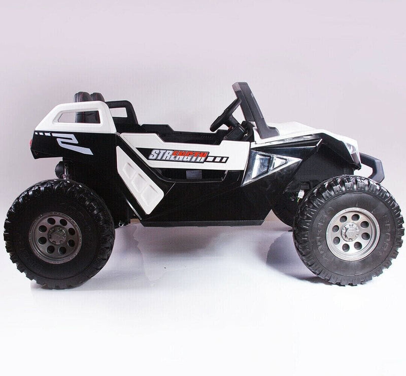 24V Children's Electric Car Off-Road Buggy 4WD UTV - Remote Control, Bluetooth - White