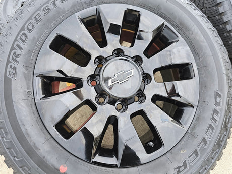 20" Chevy Silverado 2500 3500 OEM 5960 5947 GMC Sierra wheels rims 2025 2026 NEW Texas Truck Tire
