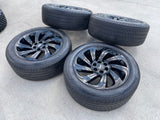 22" Lincoln Navigator BLACK LABEL OEM 10497 rims wheels tires Texas Truck Tire