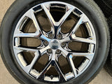 22" GMC Yukon Sierra DENALI OEM 14078 wheels rims CHROME 2023 2024 2025 2026 NEW Texas Truck Tire