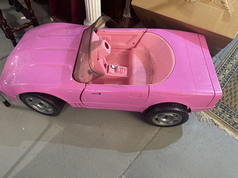 1988 BARBIE CORVETTE Classic Edition ~ Ride-On Toy Car #85350