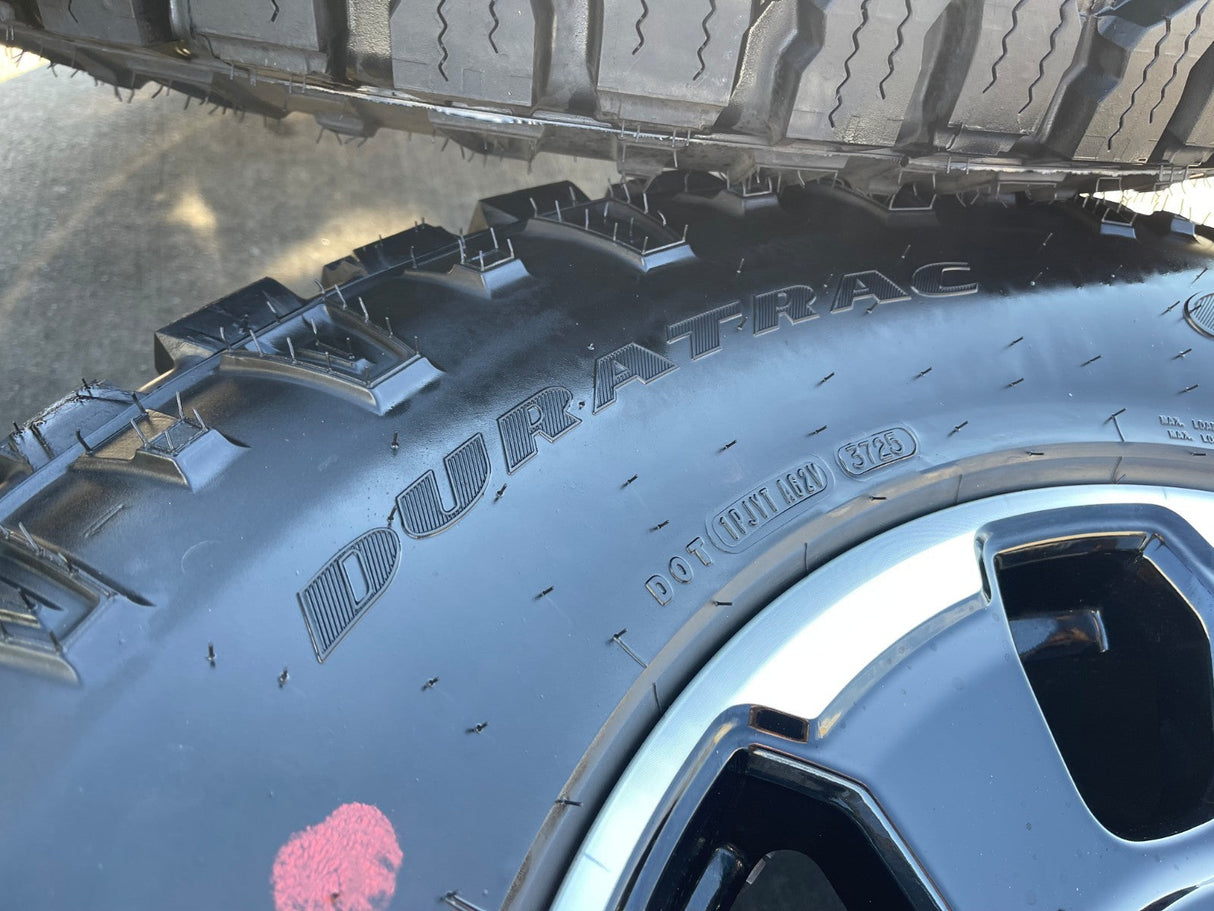18" Ford F-250 F-350 OEM TREMOR rims wheels 10482 DURATRAC R/T 35" 2025 2026 NEW Texas Truck Tire