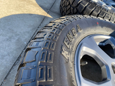 17" Ford Bronco Big Bend wheels rims 10384 OEM Ranger tires KENDA Texas Truck Tire