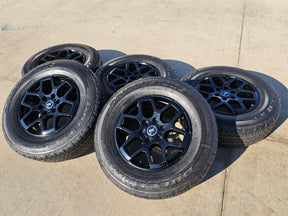 18" Ford Bronco wheels rims tires black 95213 Ranger 2023 2024 2025 2026 Texas Truck Tire