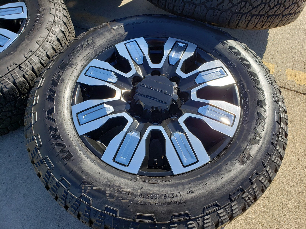 20" GMC Sierra DENALI ULTIMATE 2500 3500 OEM wheels rims 5958 14138 tires Texas Truck Tire