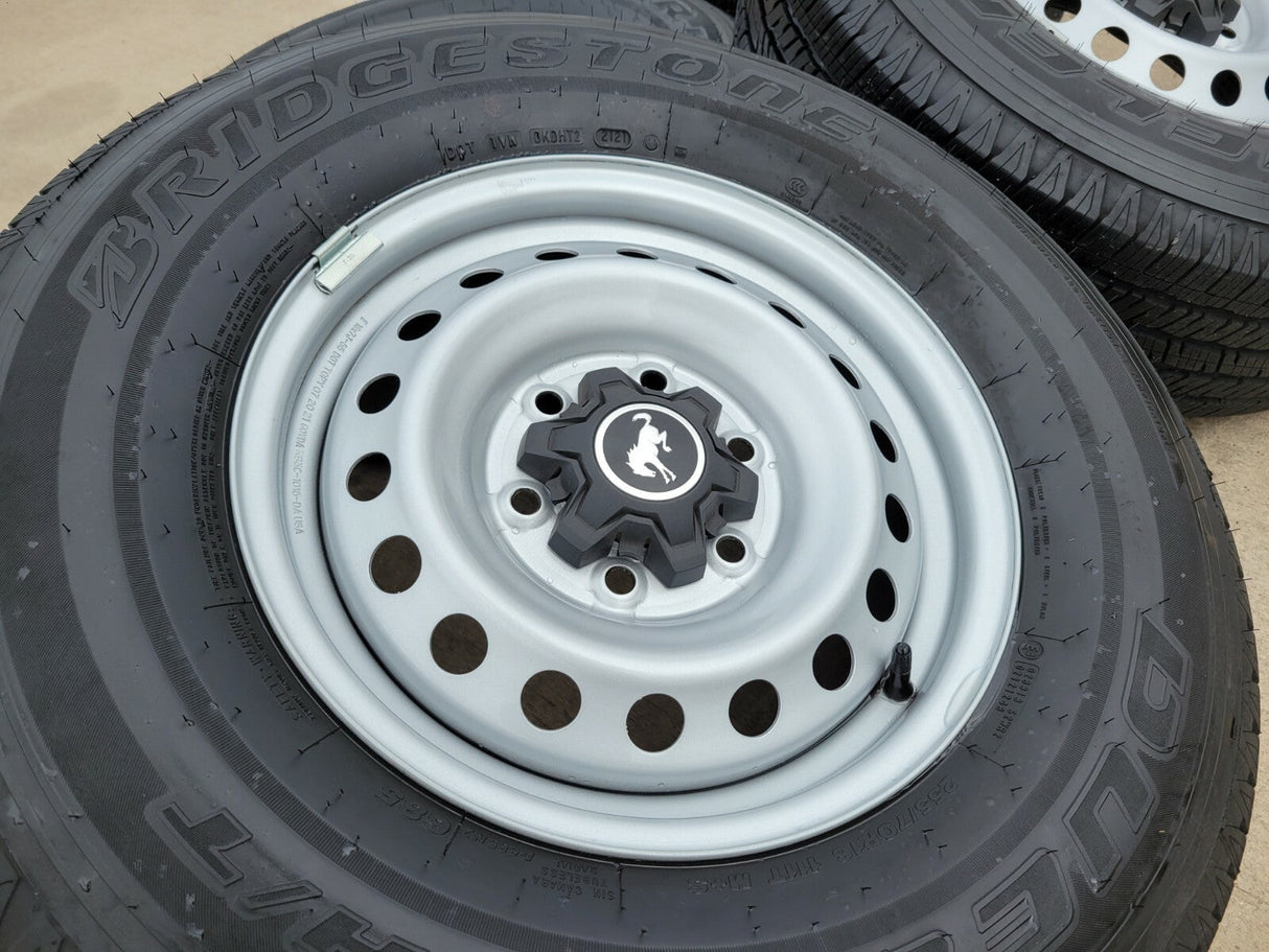 16" Ford Bronco steel wheels rims tires 10226 Ranger 2022 2023 2024 2025 NEW Texas Truck Tire