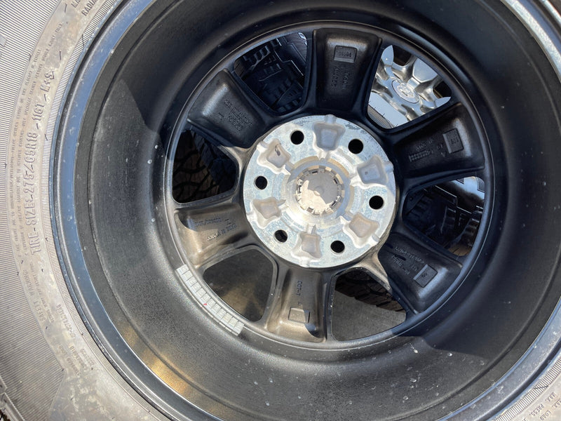 18" Dodge Ram 1500 Rebel Black OEM wheels rims 2671 tires 2024 2025 2026 NEW Texas Truck Tire