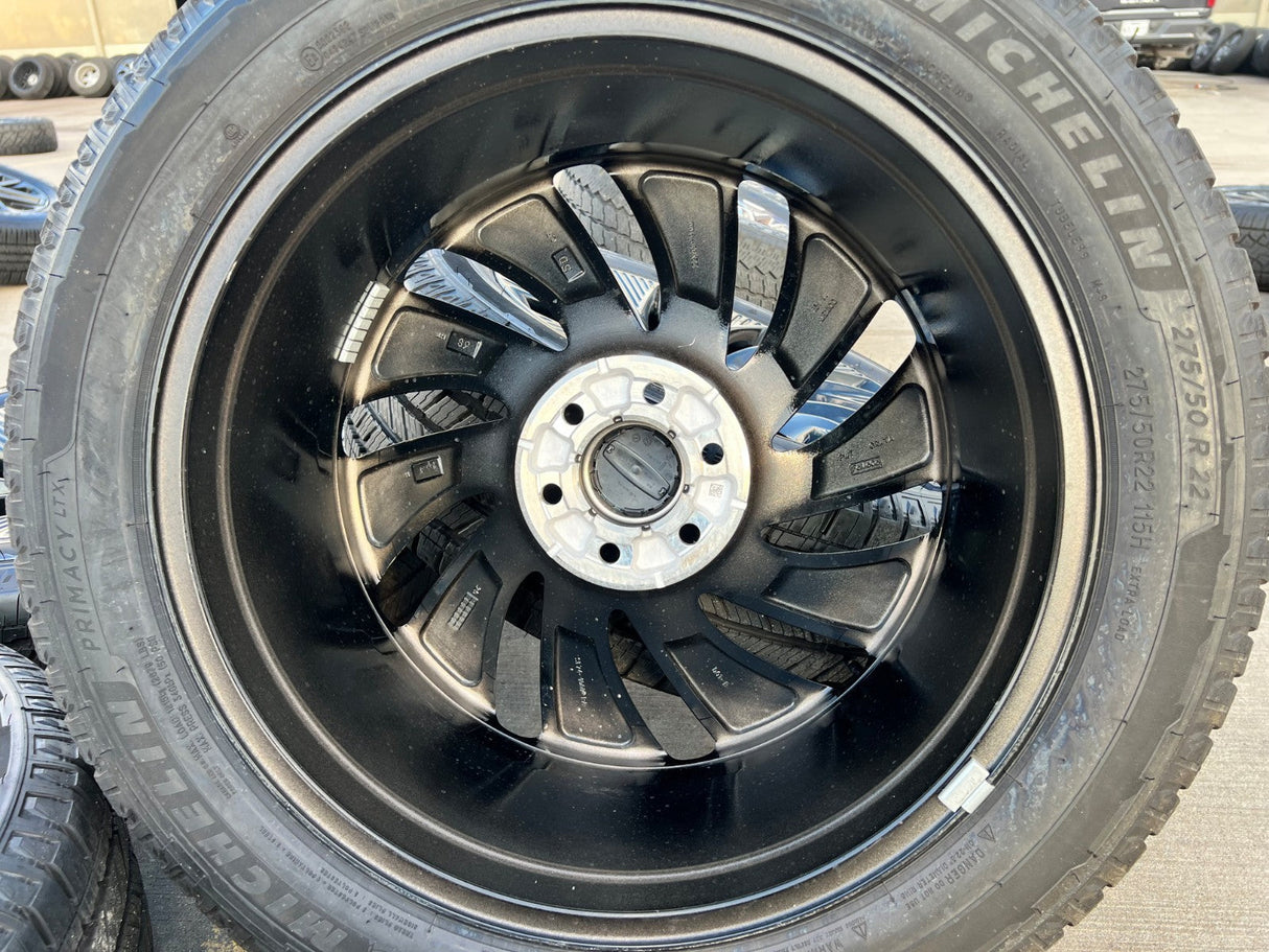 22" Lincoln Navigator OEM 10665 rims wheels BLACK LABEL 2025 2026 NEW Texas Truck Tire